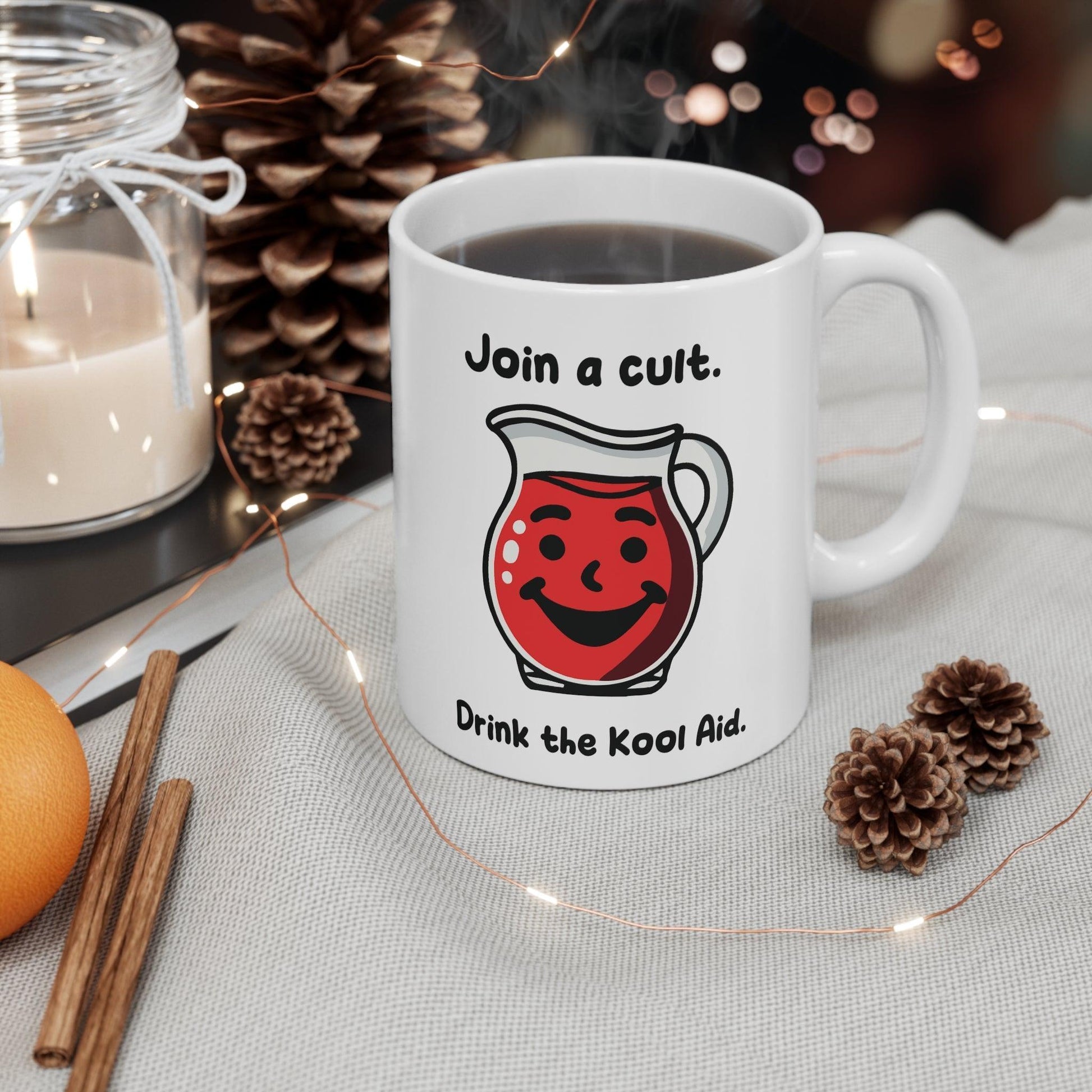 Join a Cult – Drink the Kool - Aid Mug | 11 oz Dark Humour - mezetto KEOLIX KEOLIX