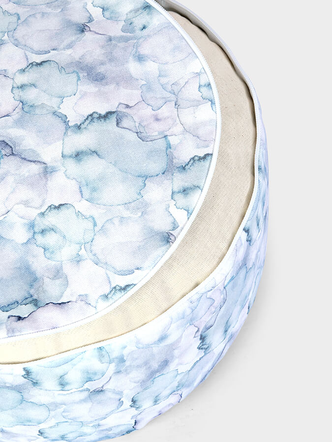 Yoga Studio EU Cylinder Buckwheat Designed Meditation Cushion - Abstract Collection