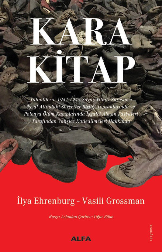 Kara Kitap – İlya Ehrenburg & Vasili Grossman – Alfa Yayınları – kitap kapağı