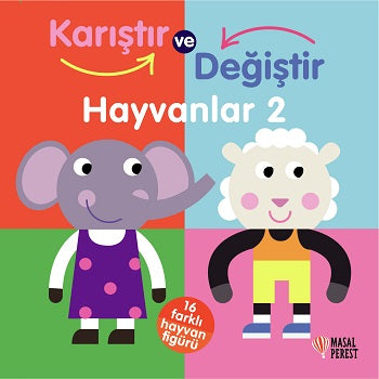Karıştır ve Değiştir Hayvanlar 2 (Ciltli)
