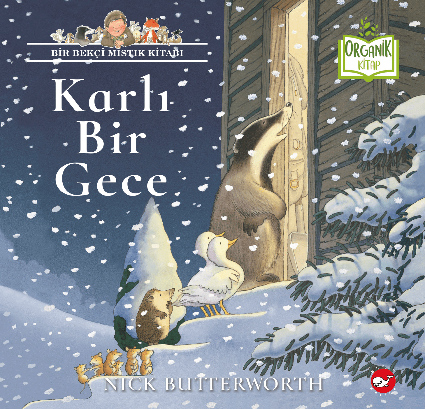 Karlı Bir Gece (Ciltli - Organik Kitap) - Beyaz Balina Yayınları Kitap