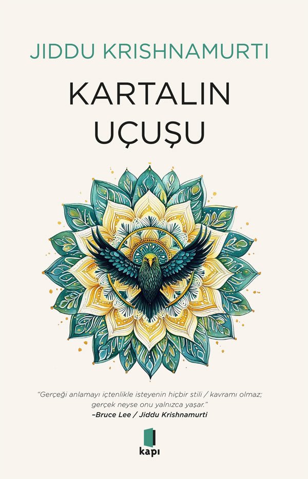 Kartalın Uçuşu – Jiddu Krishnamurti – Kapı Yayınları – kitap kapağı