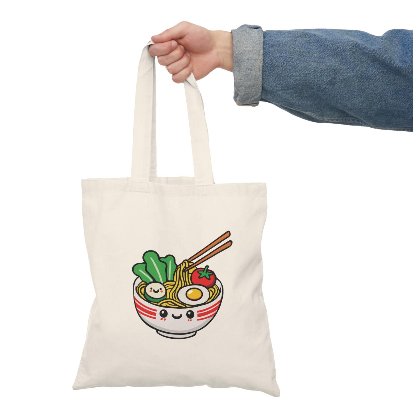 Kawaii Pho Tote – Cute Foodie Reusable Bag - mezetto KEOLIX KEOLIX