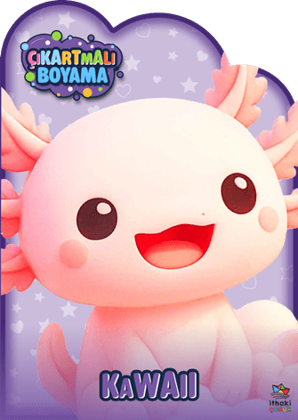 Kawaii Zamanı – Çıkartmalı Boyama Kitabı - İthaki Yayınları Kitap