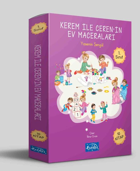 Kerem ile Ceren'in Ev Maceraları 10 Kitap Seti