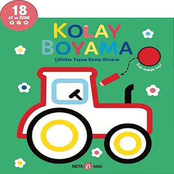 Kolay Boyama - Çiftlikte Yaşam Resim Kitabı