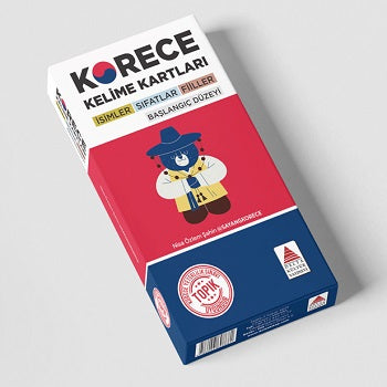 Korece Kelime Kartları (İsimler, Sıfatlar, Filler)