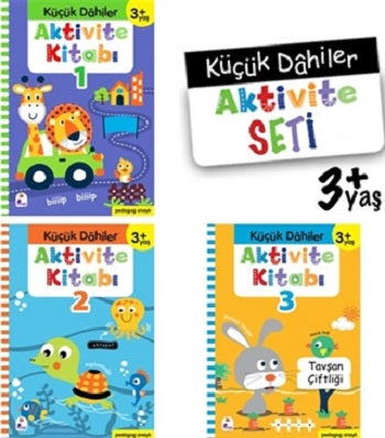 Küçük Dahiler Etkinlik Seti 3+ Yaş (3 Kitap Takımı)