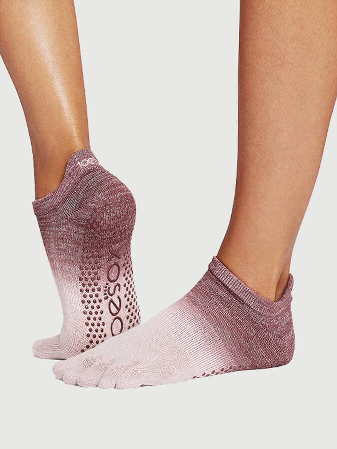 ToeSox Low Rise Full Toe Women's Yoga Grip Socks