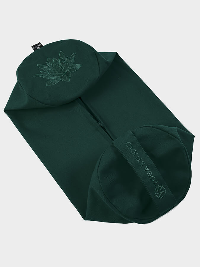 Yoga Studio Replacement Round Lotus Bolster Outer Cushion Cover