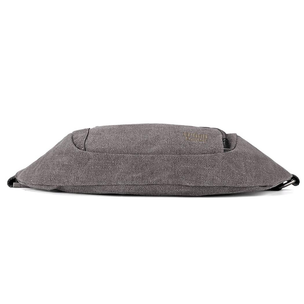 TRP1513 Troop London Classic Canvas Waist Bag (Charcoal)-4