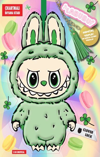 Labubu Clover Luck Çılgın Koleksiyon – Çıkartmalı Boyama Kitabı – Kolektif – Doğan Çocuk – kitap kapağı