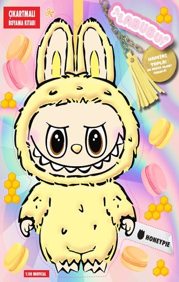 Labubu Honeypie Çılgın Koleksiyon – Çıkartmalı Boyama Kitabı – Kolektif – Doğan Çocuk – kitap kapağı