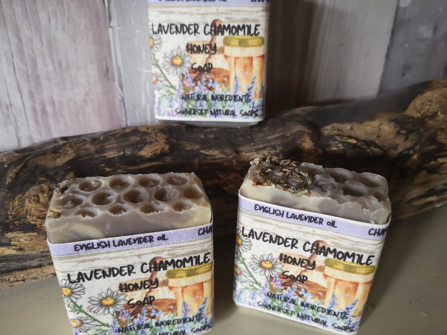 Lavender Chamomile Honey Blossom soap - mezetto Shopify Collective Somerset Natural Soaps