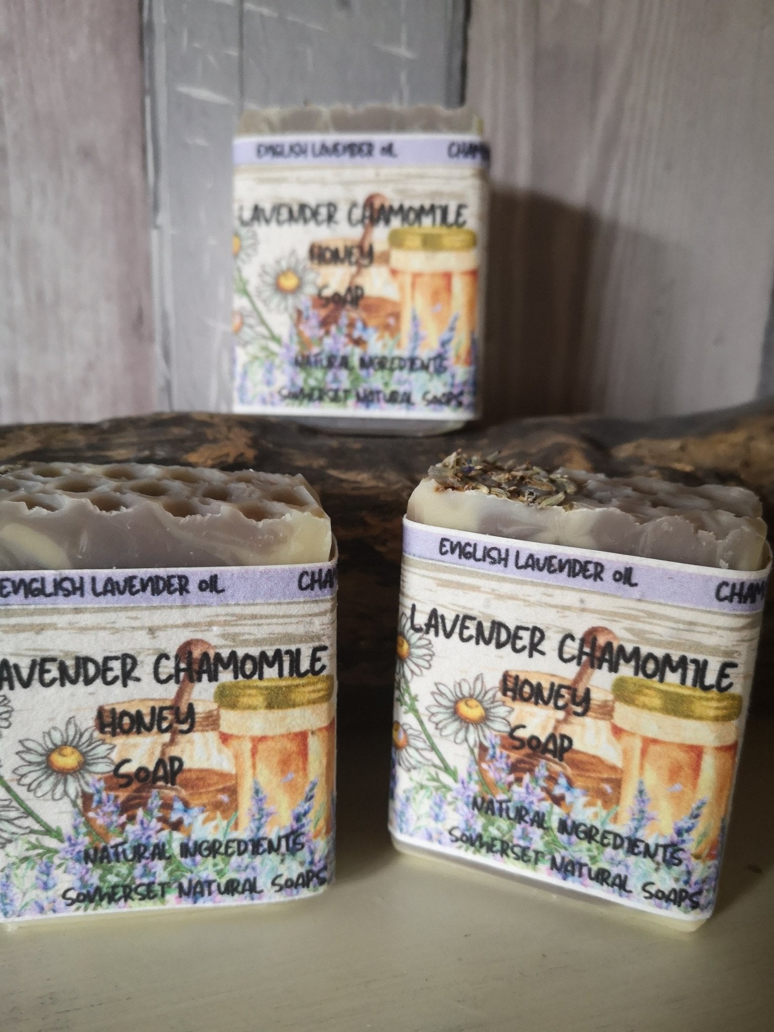 Lavender Chamomile Honey Blossom soap - mezetto Shopify Collective Somerset Natural Soaps