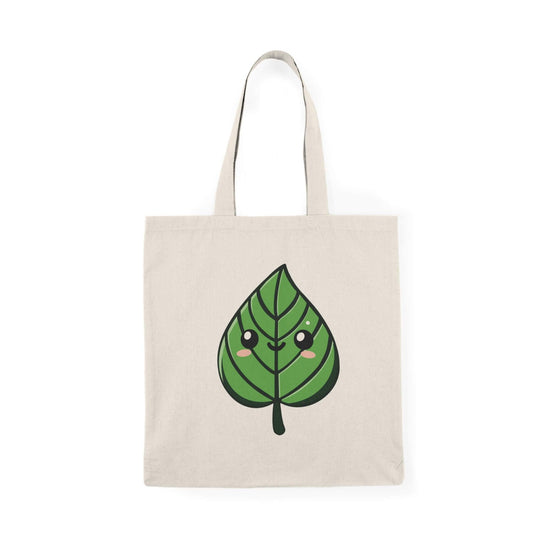 Cute Kawaii Leaf Tote – Eco-Friendly & Reusable