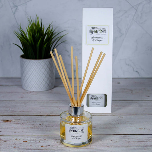 Lemongrass & Ginger - Diffuser 100ml - mezetto Shopify Collective The Stirling Candle Company