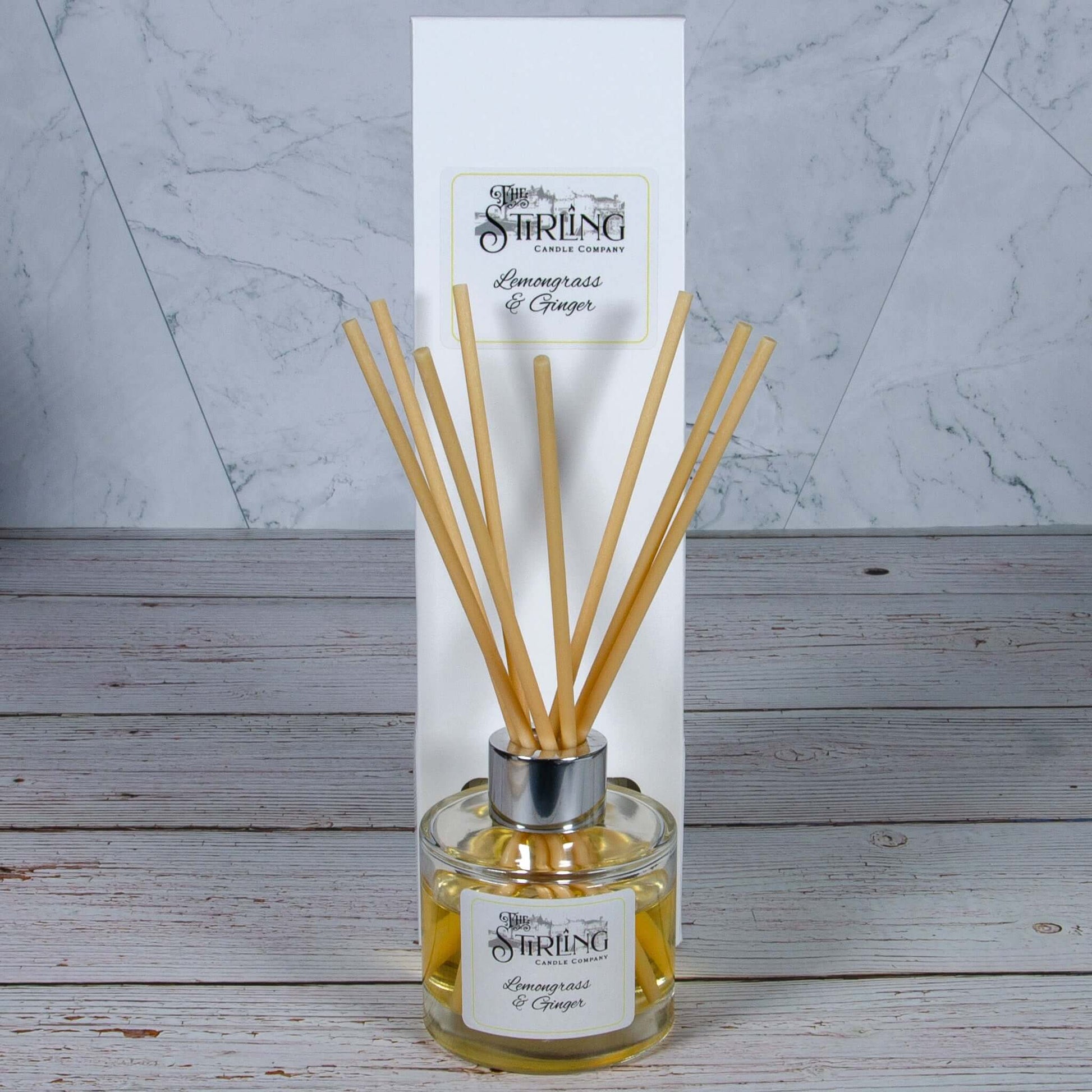 Lemongrass & Ginger - Diffuser 100ml - mezetto Shopify Collective The Stirling Candle Company