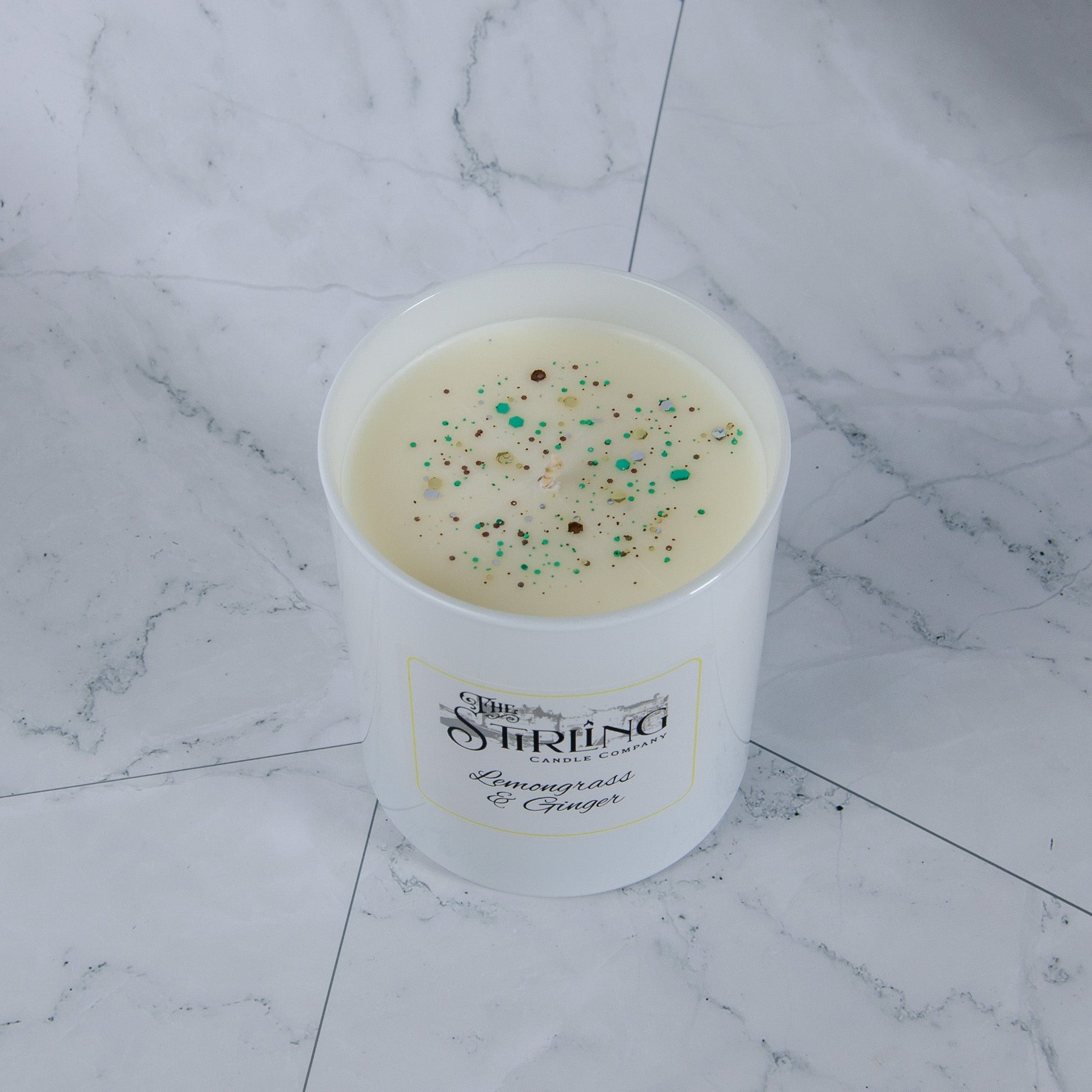 Lemongrass & Ginger - Large Candle - mezetto Shopify Collective The Stirling Candle Company