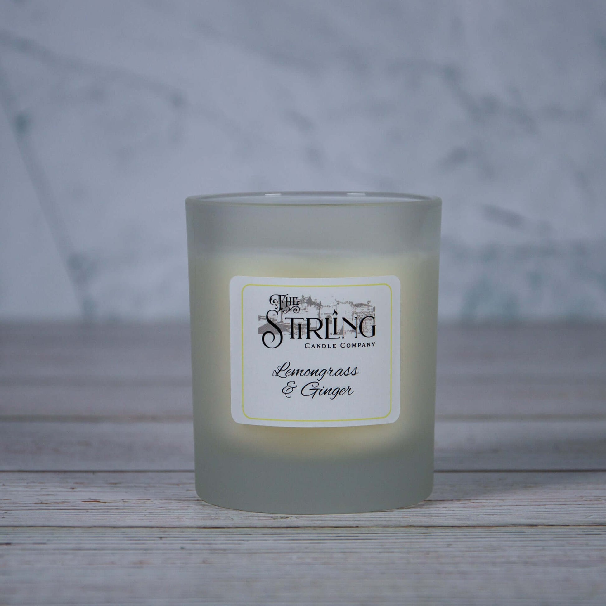 Lemongrass & Ginger - Medium Candle - mezetto Shopify Collective The Stirling Candle Company