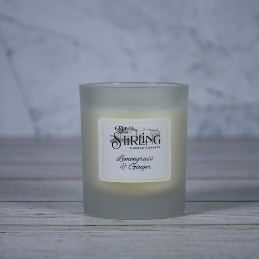Lemongrass & Ginger - Medium Candle - mezetto Shopify Collective The Stirling Candle Company