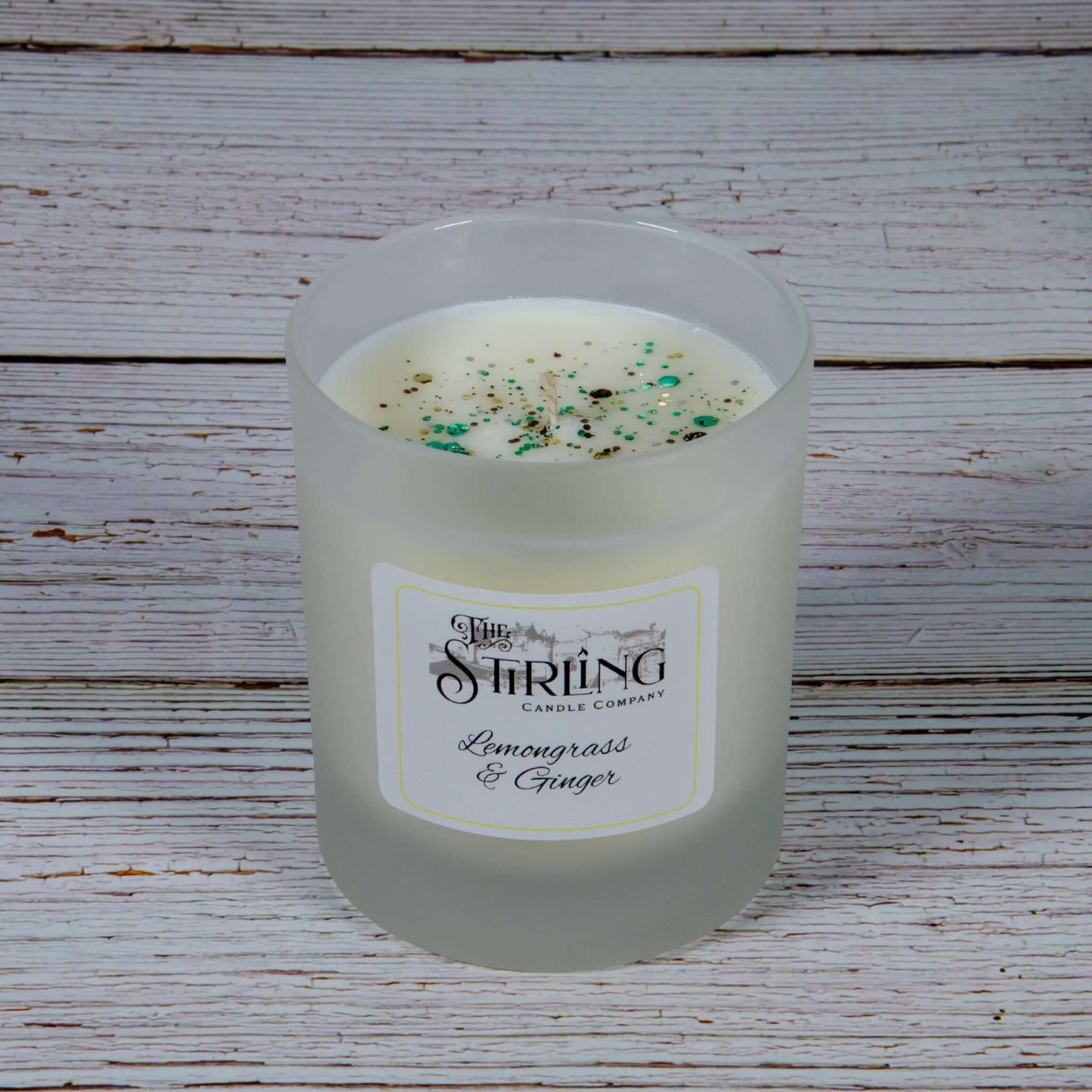 Lemongrass & Ginger - Medium Candle - mezetto Shopify Collective The Stirling Candle Company