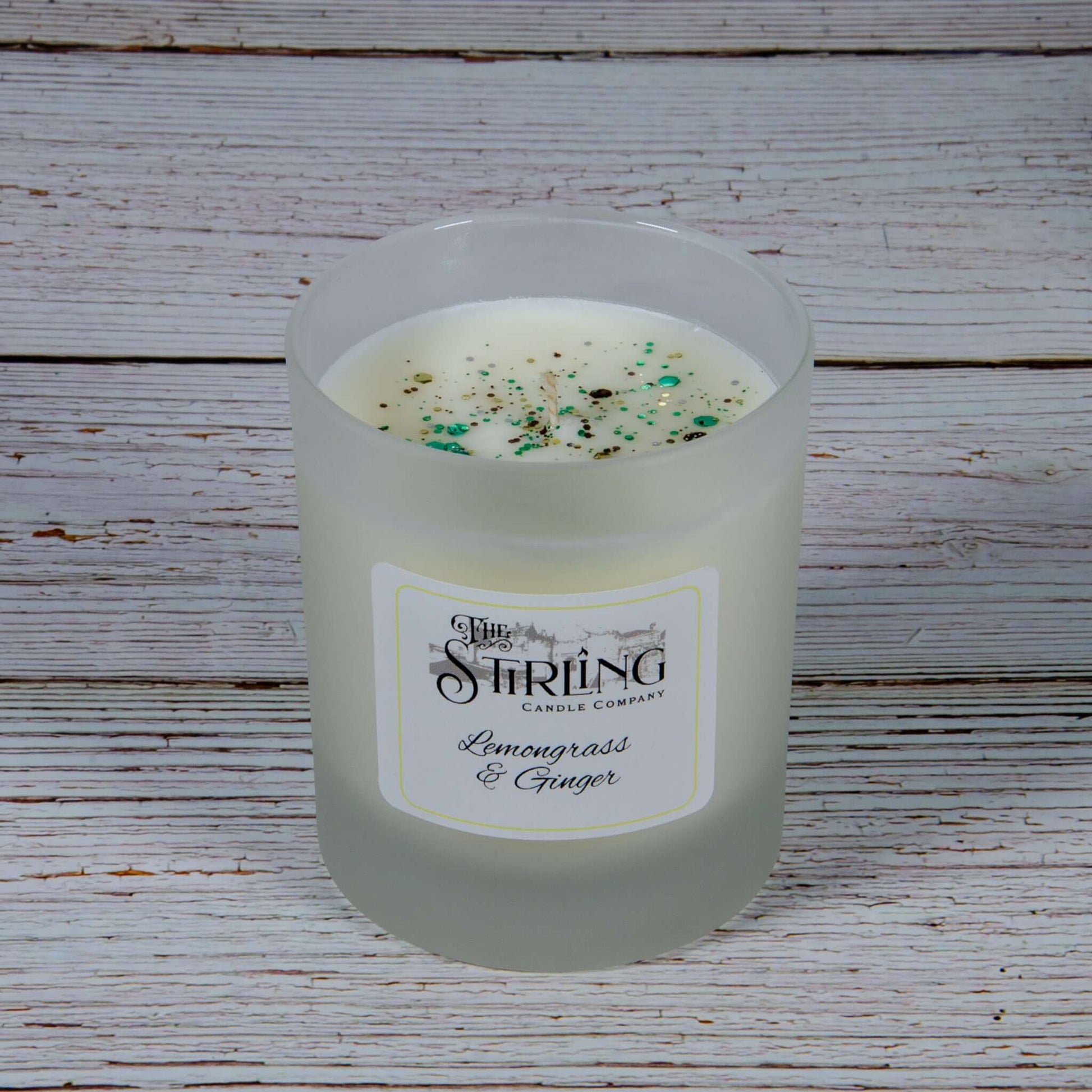 Lemongrass & Ginger - Medium Candle - mezetto Shopify Collective The Stirling Candle Company