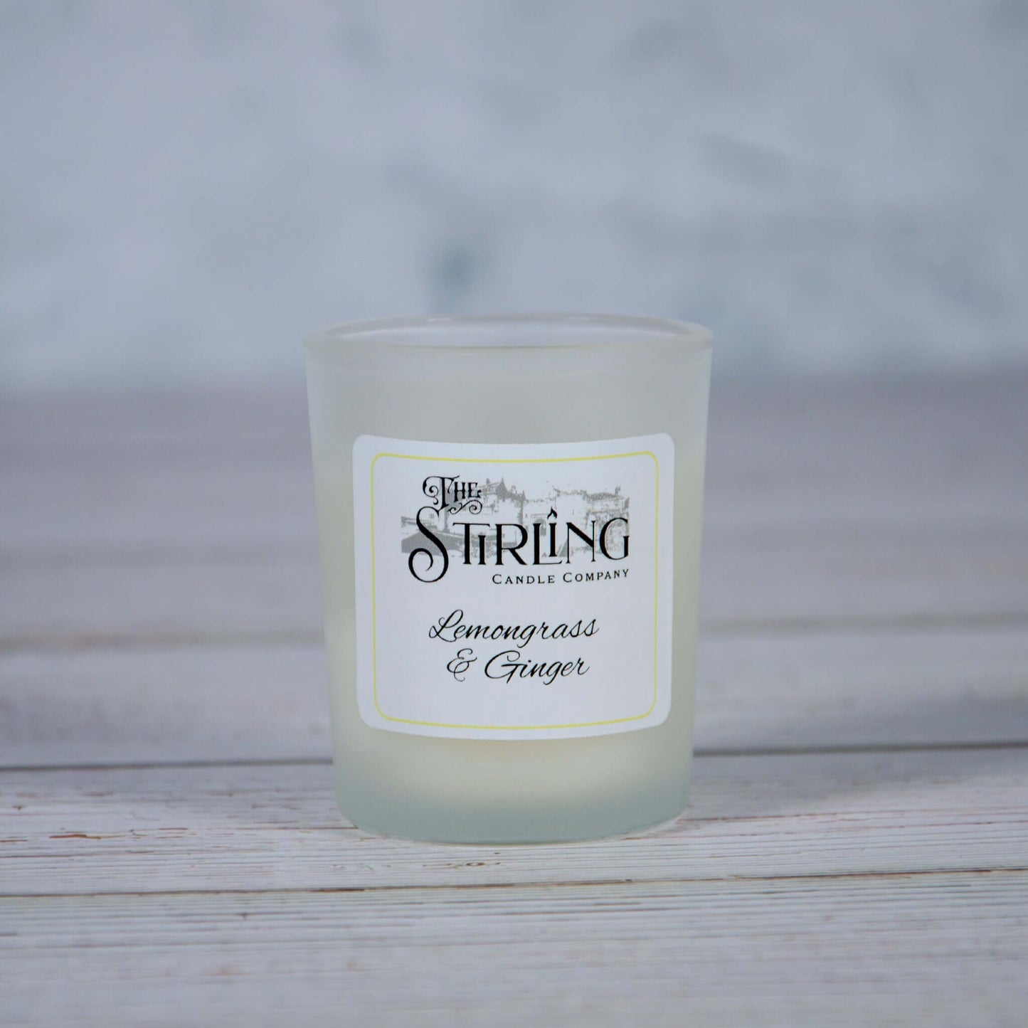 Lemongrass & Ginger - Small Candle - mezetto Shopify Collective The Stirling Candle Company