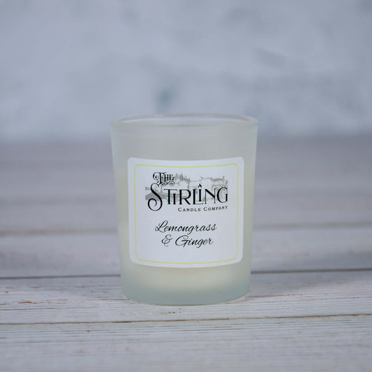 Lemongrass & Ginger - Small Candle - mezetto Shopify Collective The Stirling Candle Company