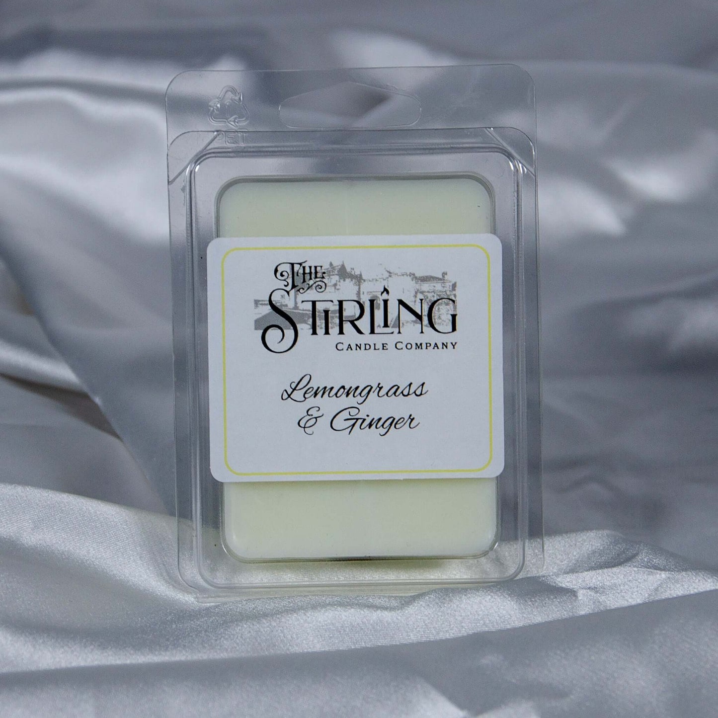 Lemongrass & Ginger - Wax Melt Clamshell - mezetto Shopify Collective The Stirling Candle Company