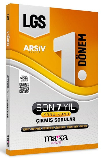 LGS ARŞİV SERİSİ 1. Dönem Konuları Son 7 Yıl Konu Konu Çıkmış Sorular