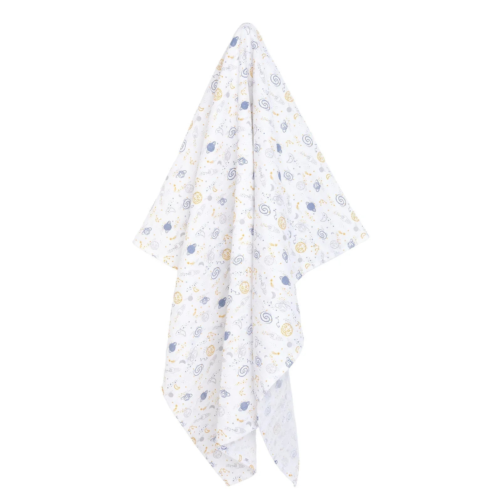 Little Dreams Boy Muslin Blanket - Patterned - mezetto