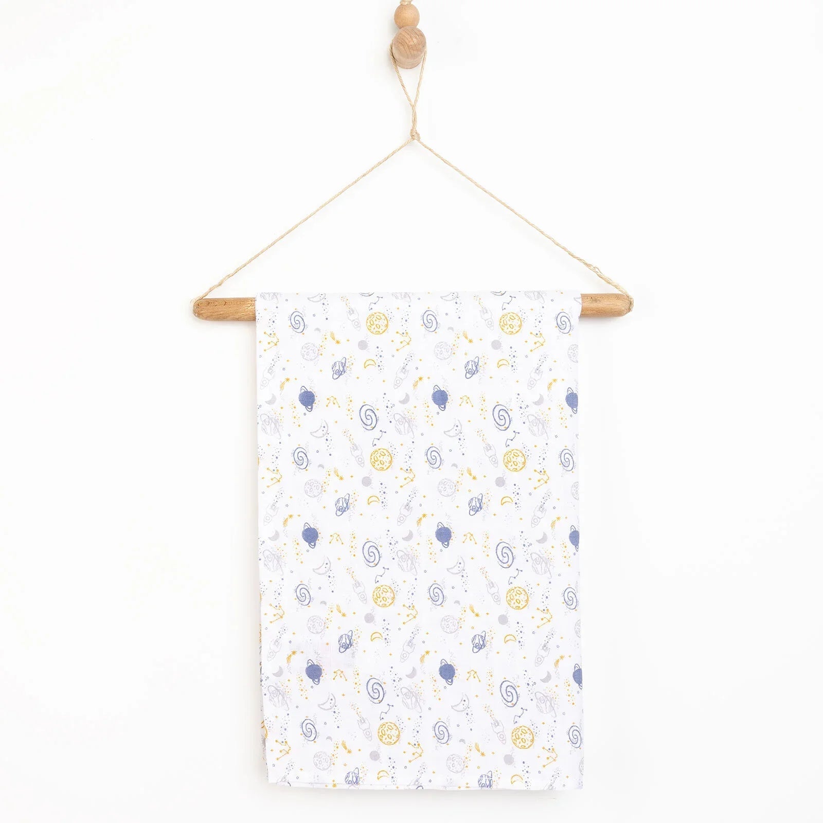 Little Dreams Boy Muslin Blanket - Patterned - mezetto