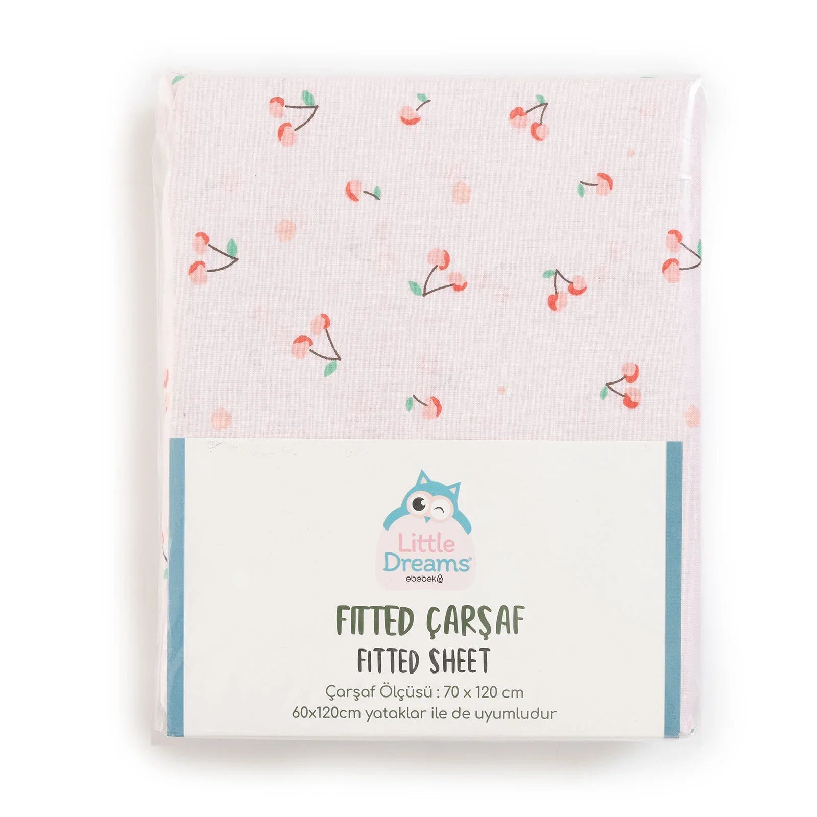Little Dreams Girl Baby Crib Sheet - Pink - mezetto