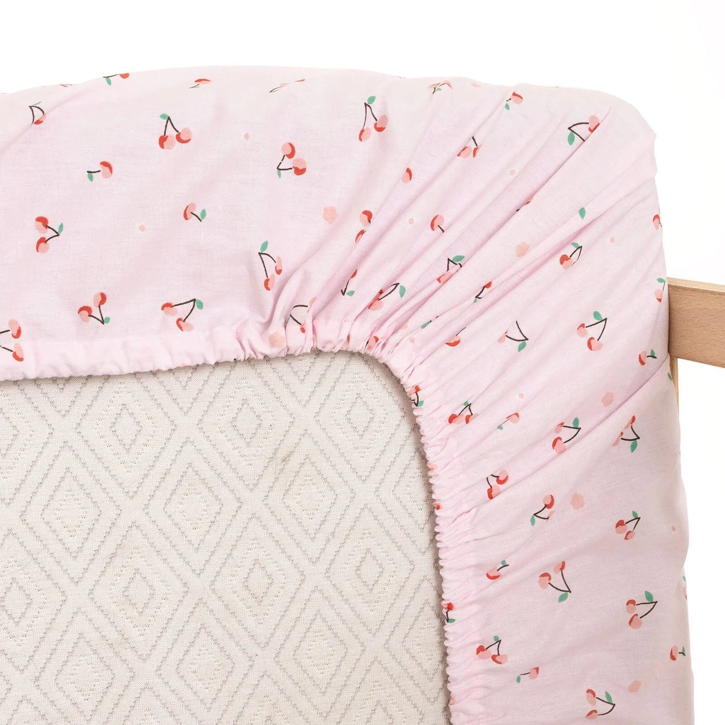 Little Dreams Girl Baby Crib Sheet - Pink - mezetto