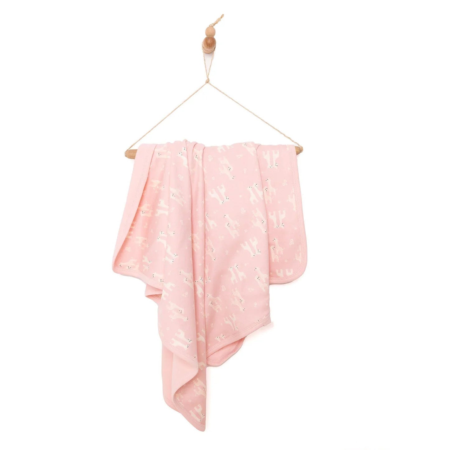 Little Dreams Girl Blanket - Light Rose - mezetto