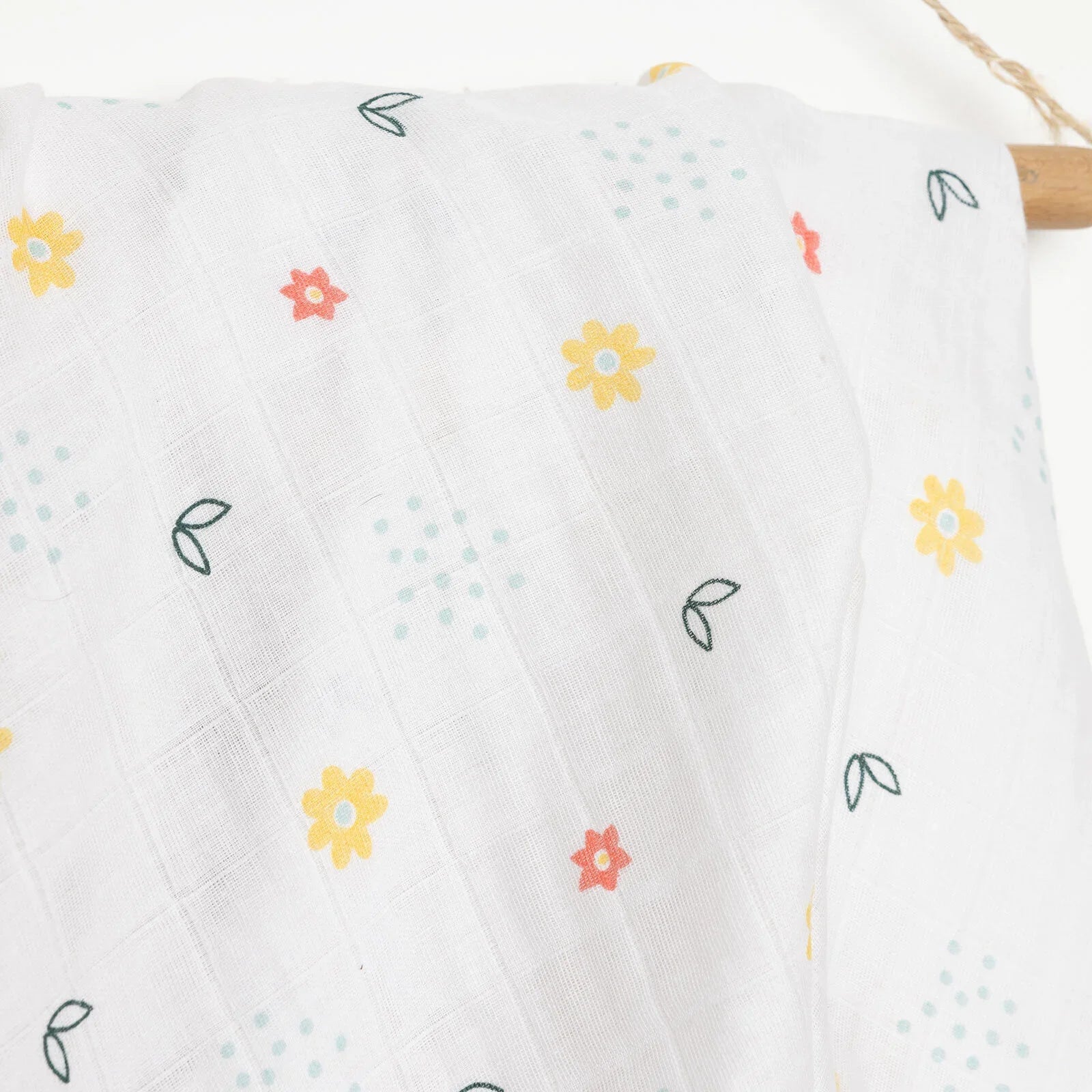 Little Dreams Girl Muslin Blanket - Patterned - mezetto