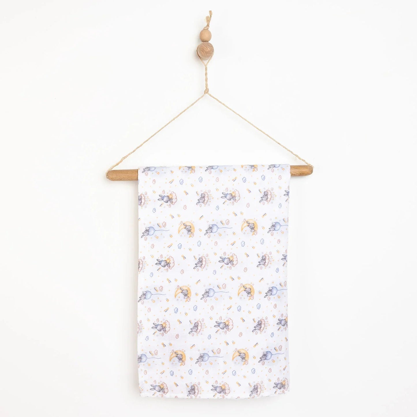 Little Dreams Girl Muslin Blanket - Patterned - mezetto