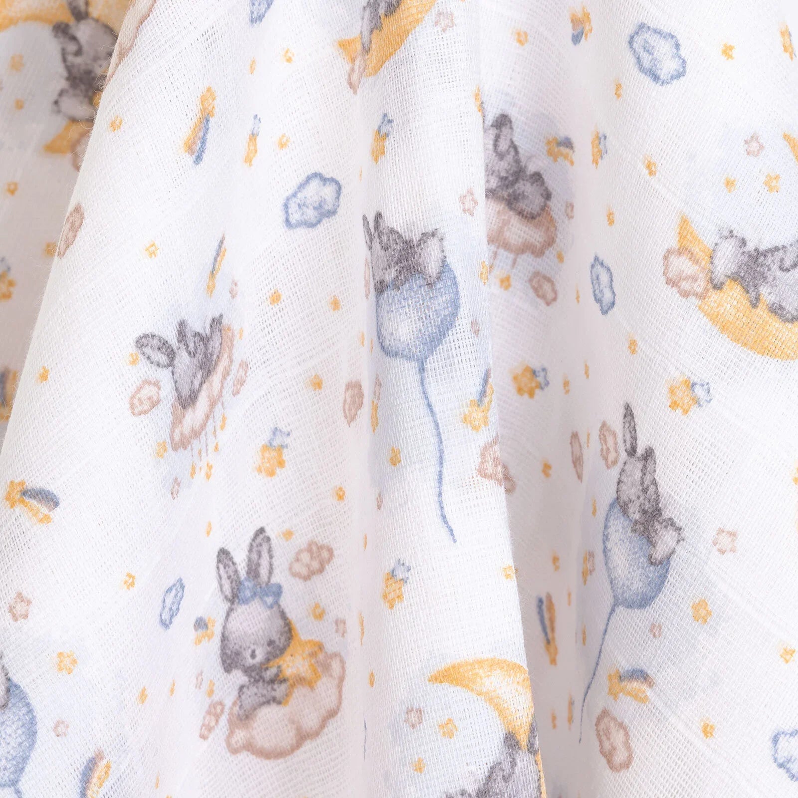 Little Dreams Girl Muslin Blanket - Patterned - mezetto