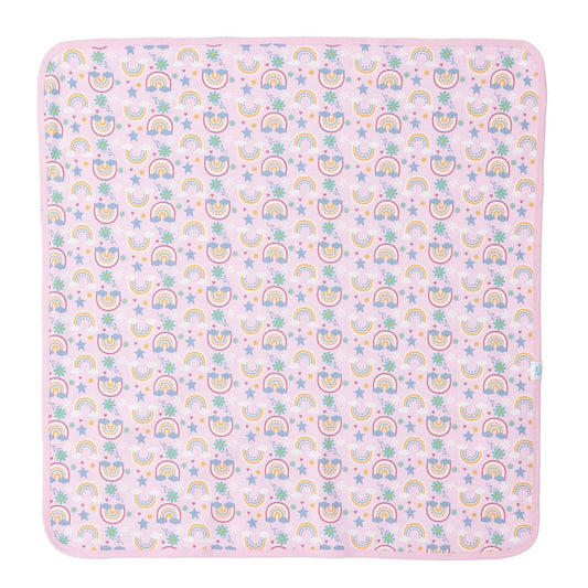 Little Dreams Muslin Blanket - Pink - mezetto