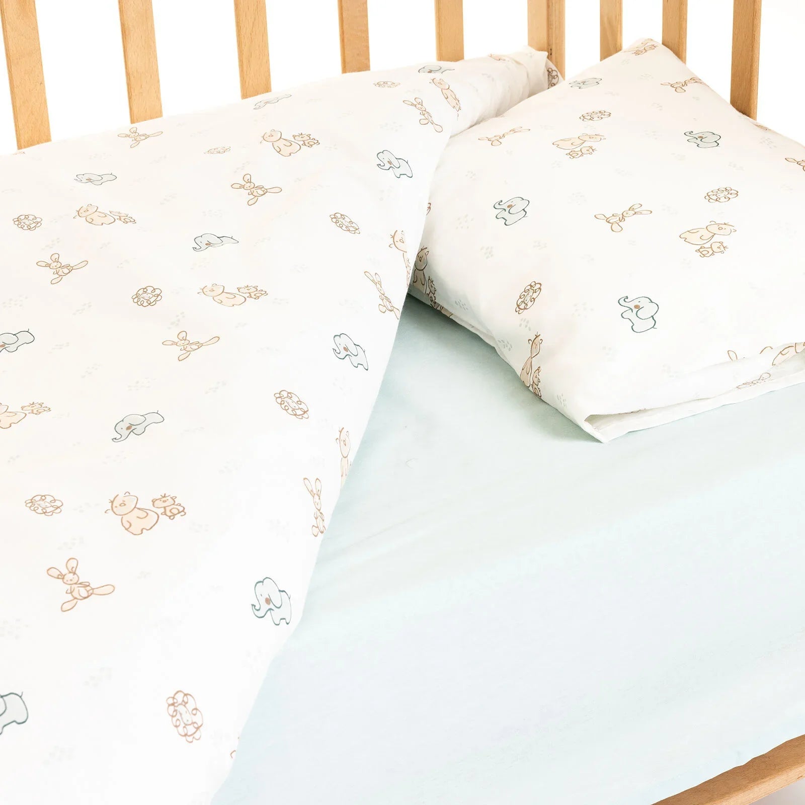 Little Dreams Unisex Baby Duvet Cover - Printed - mezetto