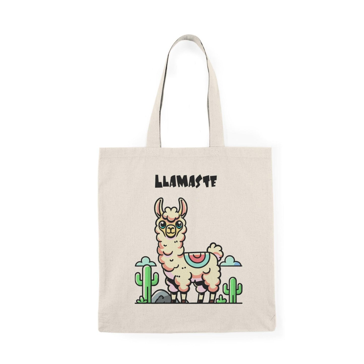 Llamaste Tote Bag – Whimsical Calm Vibes for Daily Zen - mezetto KEOLIX KEOLIX