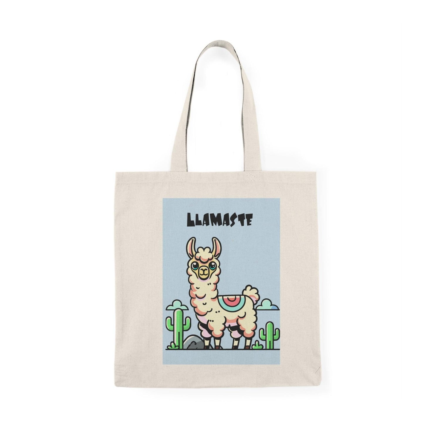 Llamaste Tote Bag – Whimsical Calm Vibes for Daily Zen - mezetto KEOLIX KEOLIX