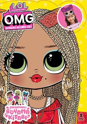 Hahaha Sürpriz! OMG Çıkartmalı Boyama Kitabı - Maskot Şapka