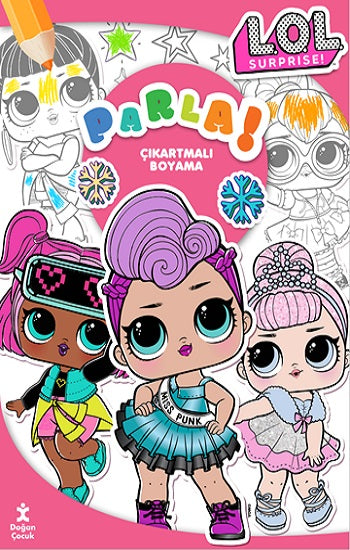 Lol Surprise Parla Çıkartmalı Boyama Kitabı