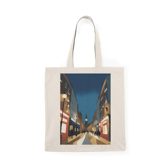London Nightscape Tote – Skyline Cotton Bag - mezetto KEOLIX KEOLIX