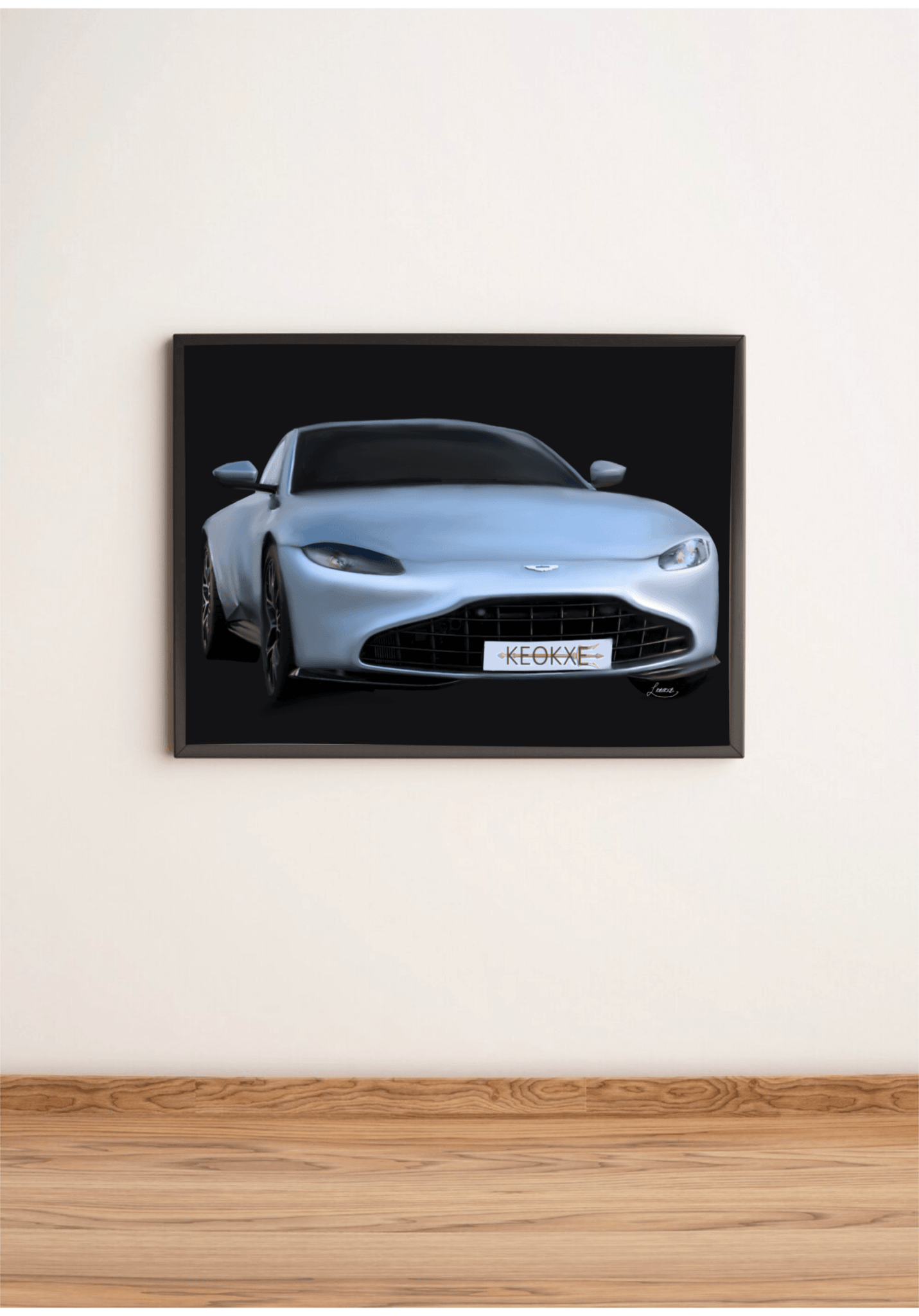 London Street Sports Car – Luxury Wall Art Print - mezetto KEOLIX KEOLIX