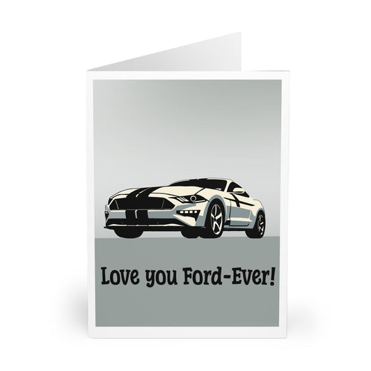 Love You Ford - ever Card – Romantic Mustang Greeting - mezetto KEOLIX KEOLIX
