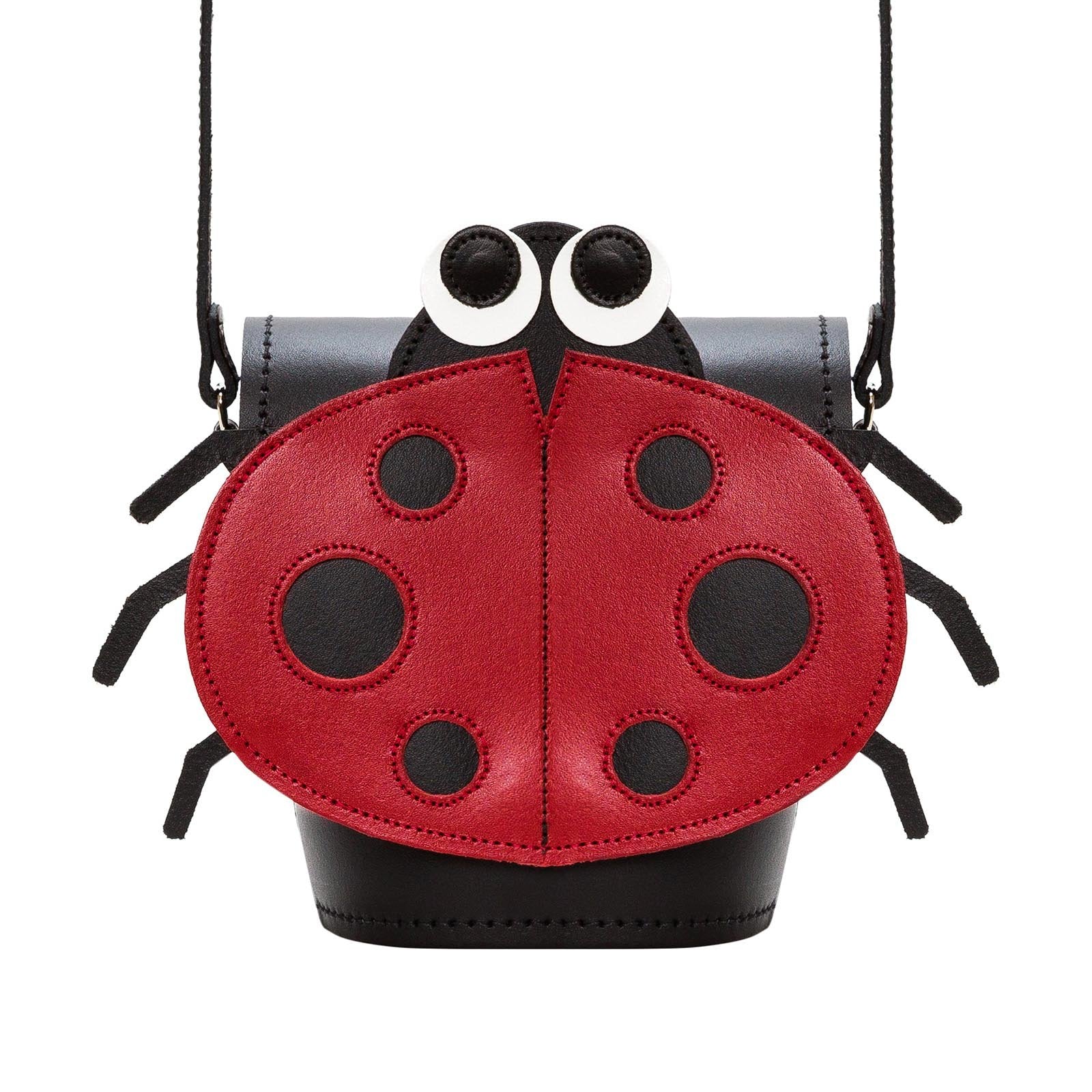 Luna Ladybird Handmade Leather Bag-0