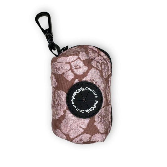 Luxe Poo Bag Holder - Mocha Petals - mezetto PupClub Couture PupClub Couture